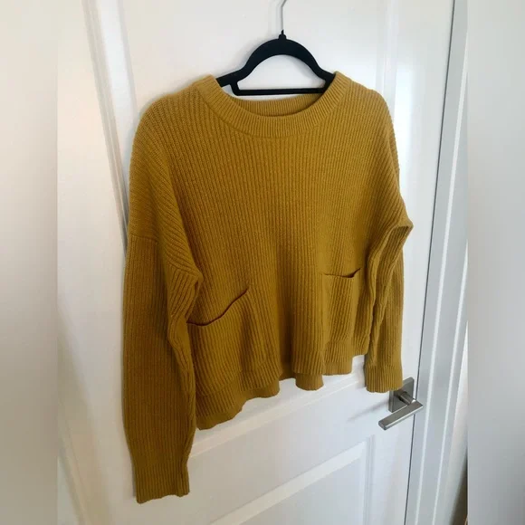 Madewell Fall Patch Pocket Pullover Sweater - Picture 3 of 7